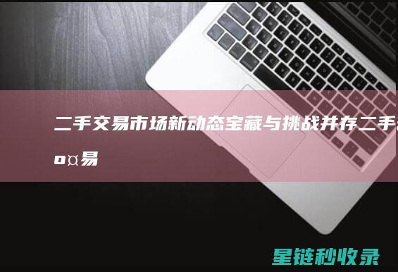 二手交易市场新动态：宝藏与挑战并存 (二手交易市场平台)